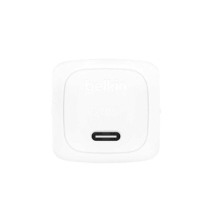 Carregador de parede USB tipo C branco Belkin 20W