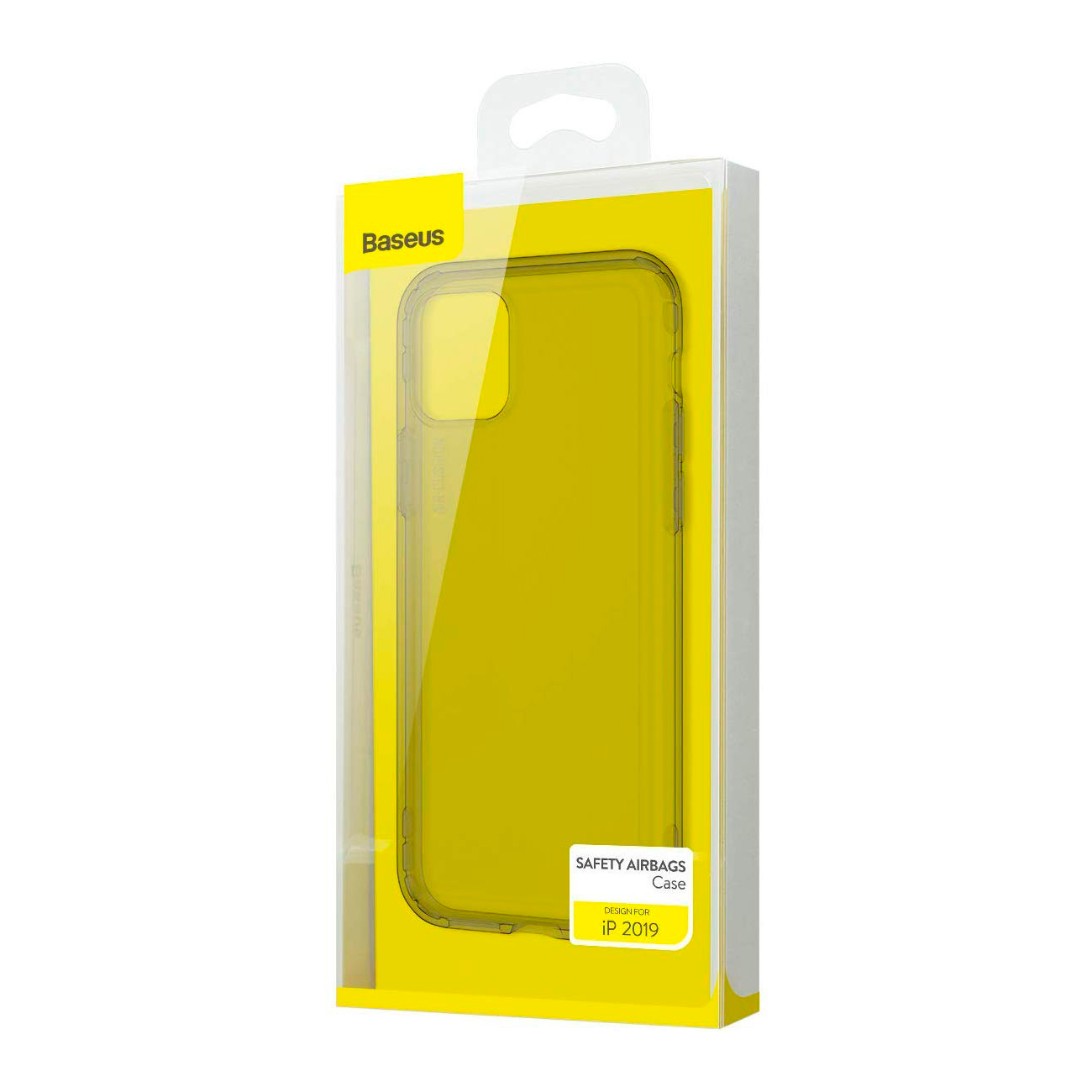 Capa Silicone Reforçada Safety Airbags para iPhone 11 Pro Capa protetora para smartphone amarela na embalagem Baseus