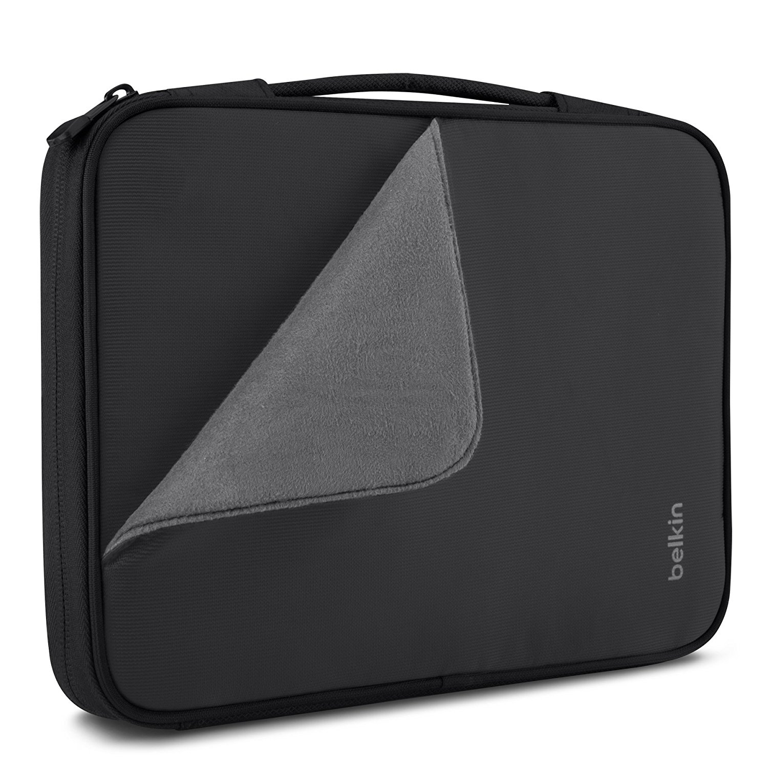 Belkin iPad Sleeve Business Tablet Estojo para portátil preto com interior cinzento e logo Belkin