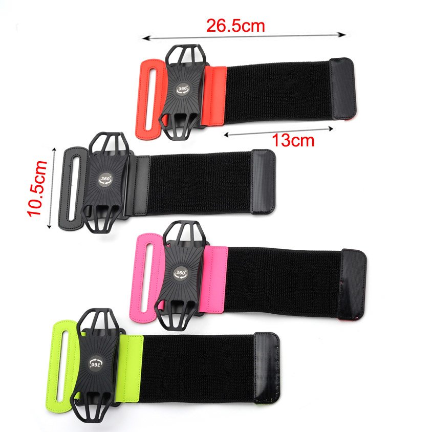 Sports Armband Universal / Bolsa Desportiva Forearm Conjunto de cintas elásticas ajustáveis coloridas com fecho de plástico
