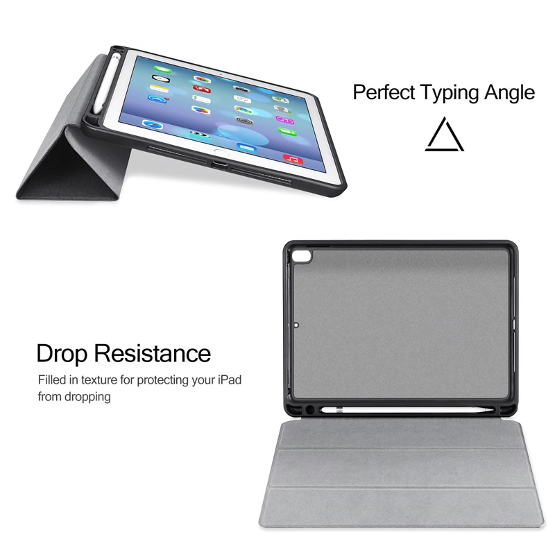 Capa Ringke Smart Case para iPad Pro 9.7'' Capa protetora cinza para iPad com ajuste de ângulo e resistência a quedas