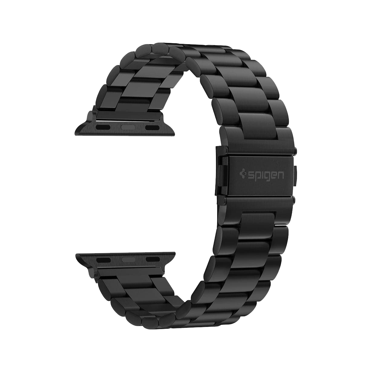 Bracelete Spigen Modern Fit para Apple Watch Pulseira de relógio metálica preta Spigen para smartwatch