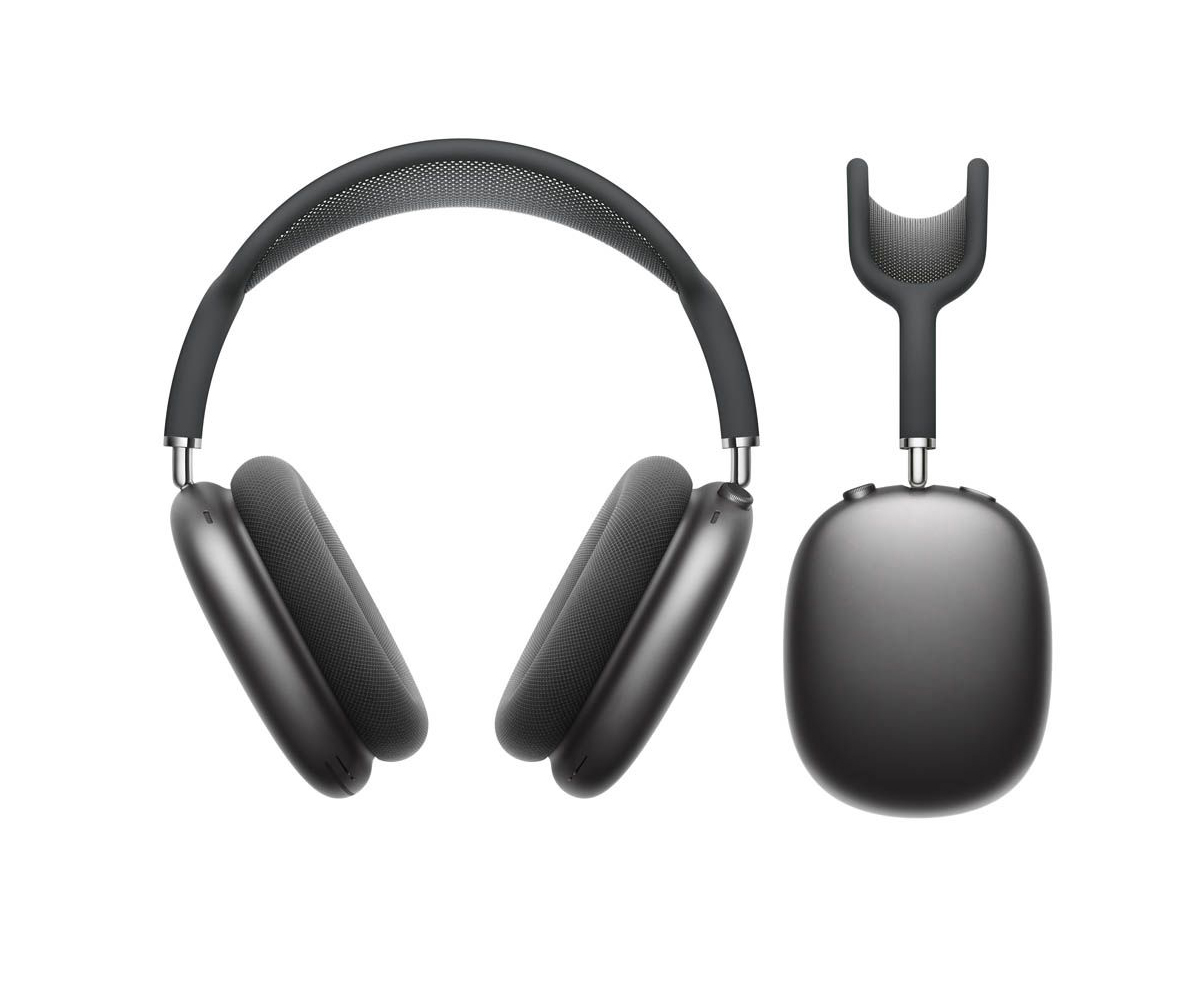 Apple AirPods Max Auscultadores sem fios pretos com suporte separado