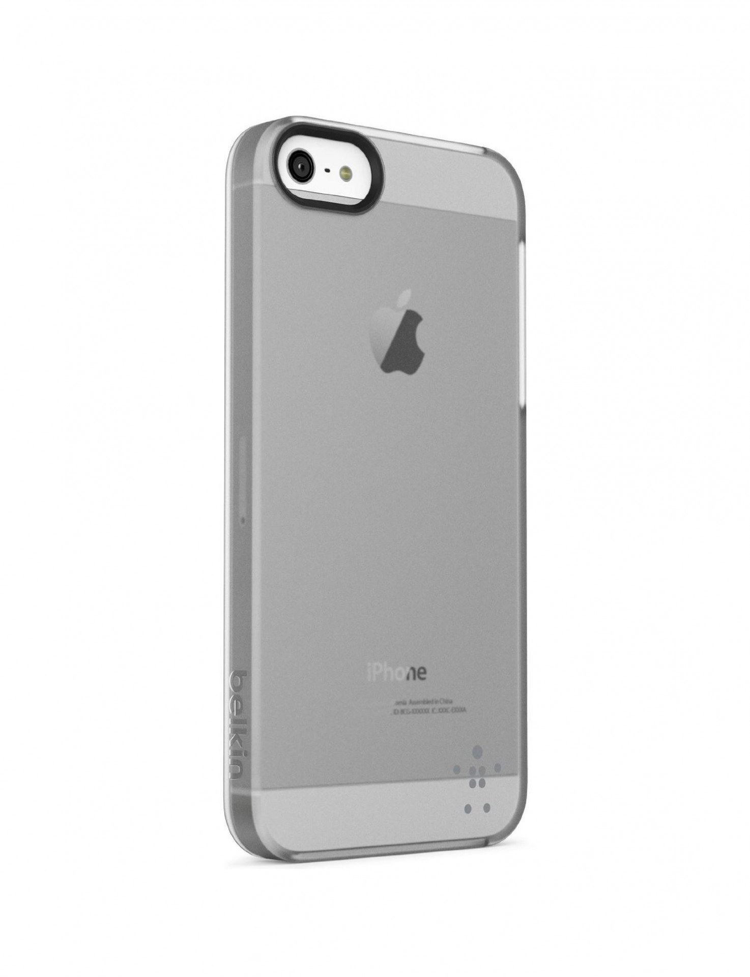 iPhone 5/5S/5SE Capa Rígida Belkin Transparente Capa protetora transparente para iPhone com pequenos detalhes circulares