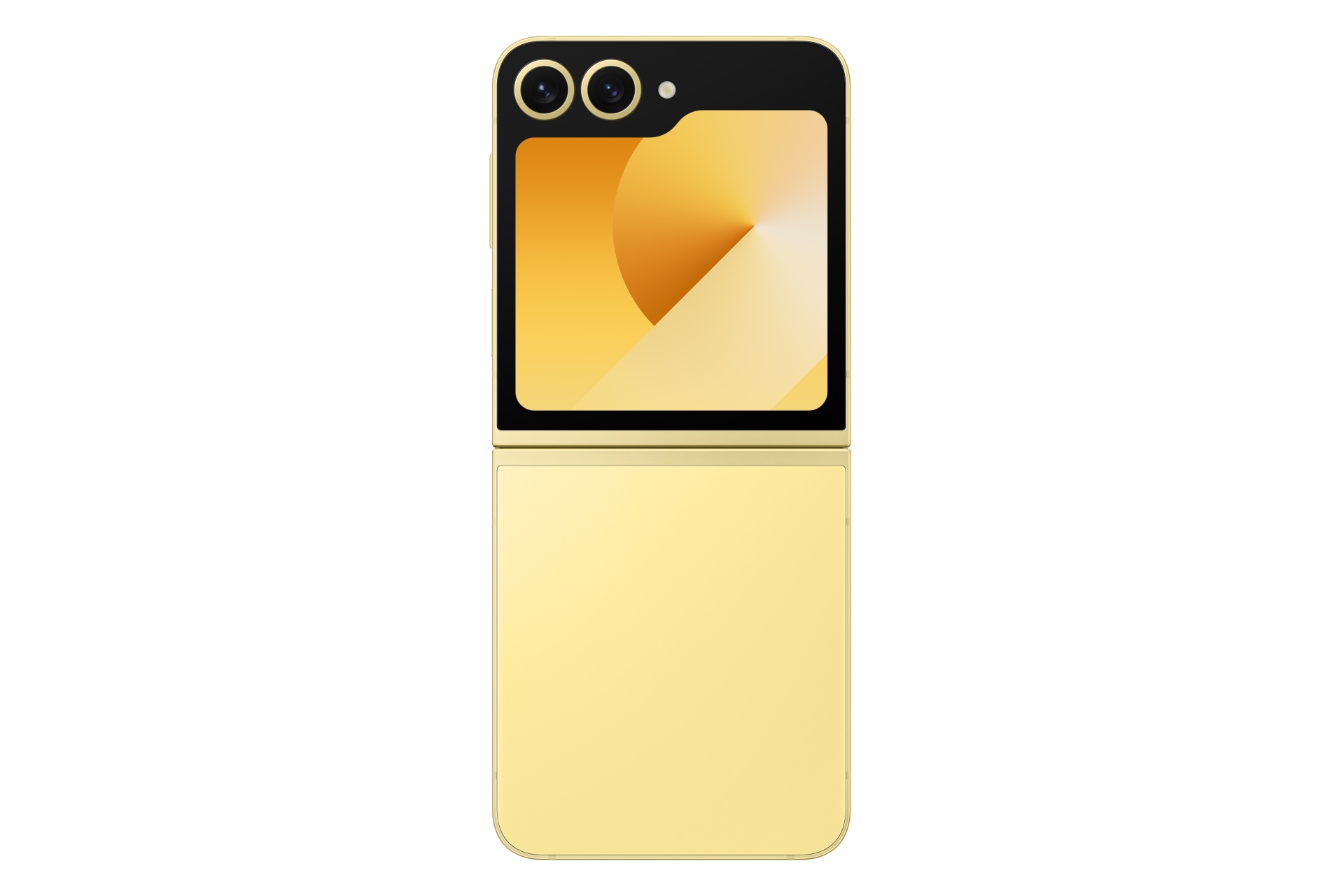Samsung Galaxy Z Flip 6 Yellow - 12GB/256GB (de Ocasião - CRN) Smartphone dobrável dourado com ecrã exterior e câmaras