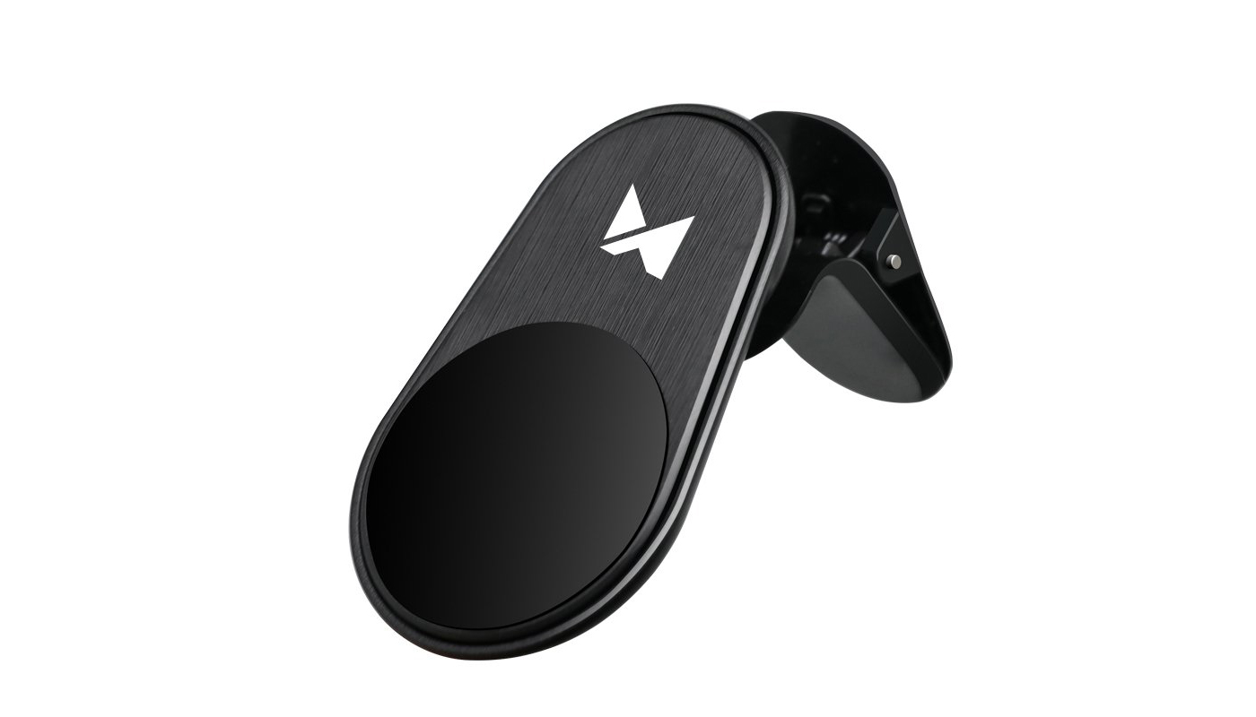 Suporte Magnético 360º Mini Bracket Wozinsky para automóvel Suporte magnético preto para carro com símbolo branco