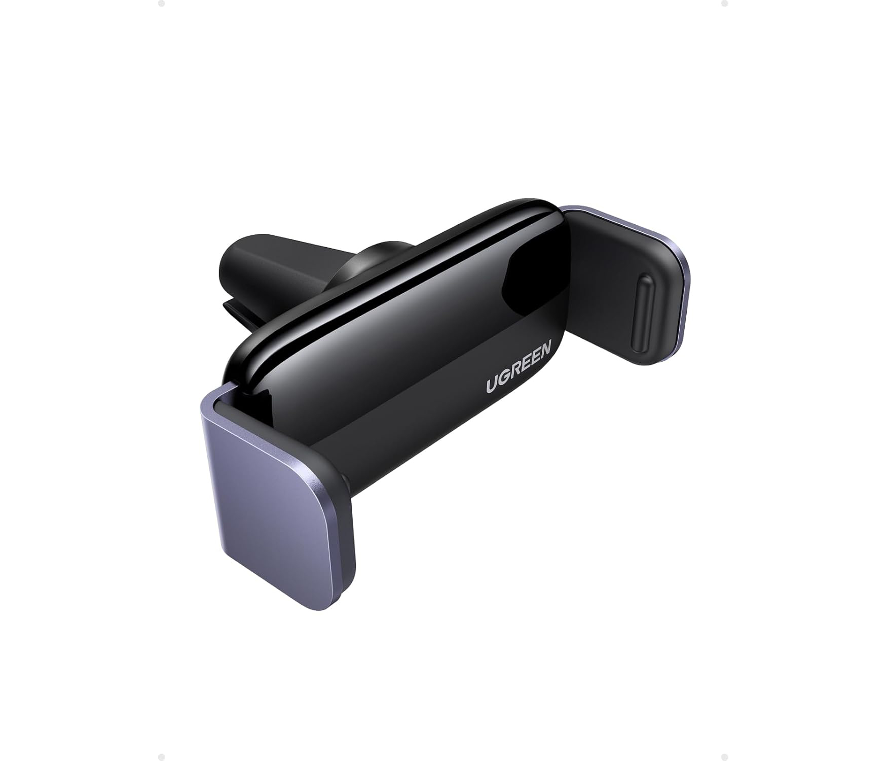 Suporte Ugreen Air Vent Mini 360º para automóvel Suporte para telemóvel para carro preto com apoios cinza UGREEN