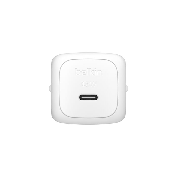Carregador / Adaptador de corrente Belkin 45W BoostCharge Compact - Branco Carregador Belkin branco 45W USB-C