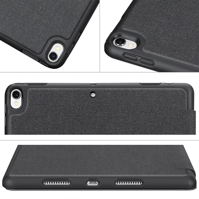 Capa Ringke Smart Case para iPad Pro 9.7'' Capa protetora cinza escuro para tablet com bordas pretas