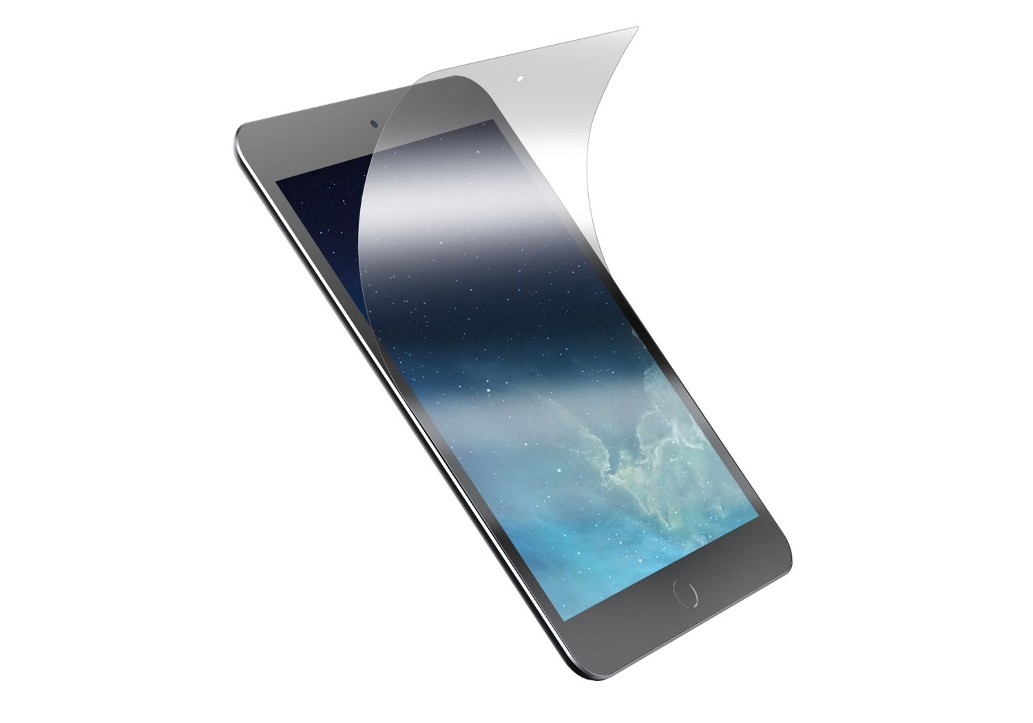 Película de Protecção de Ecrã 0.15mm Baseus Paper-like Mate para iPad mini 3/2/1 Tablet cinza escuro com película de proteção de ecrã transparente