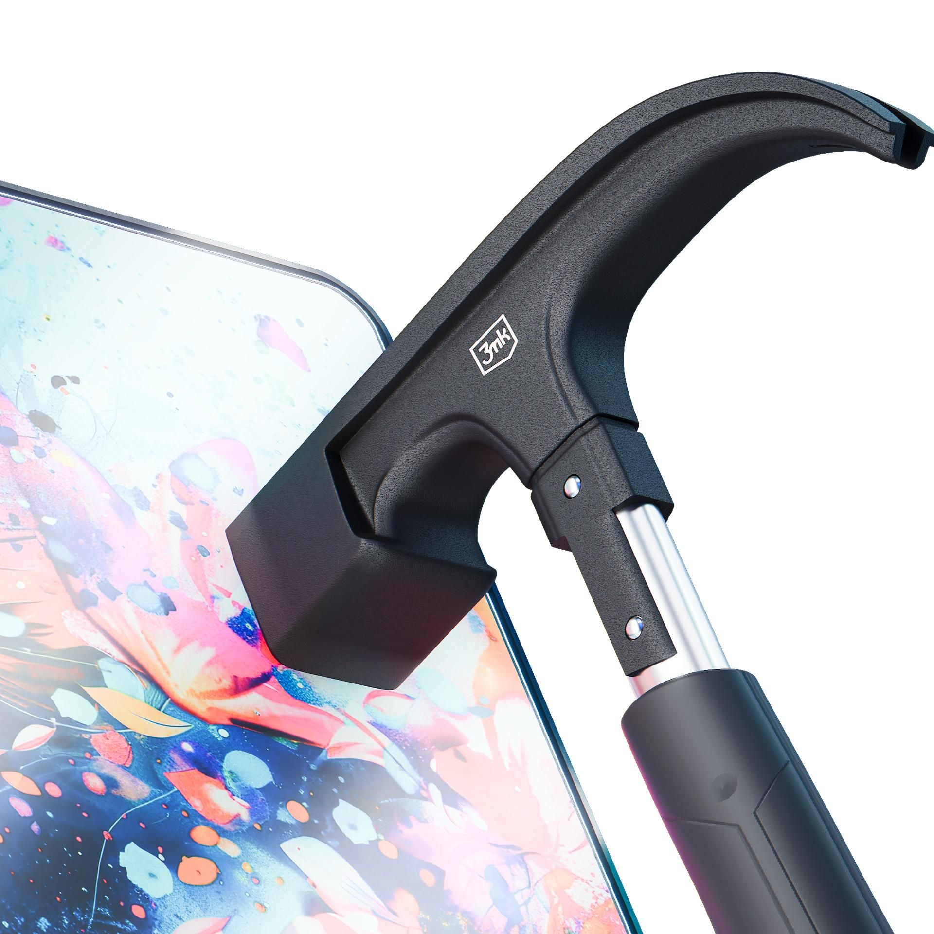 (Pack 2) Película de Protecção 3mk em Vidro Híbrido Paper Feeling™ para iPad Pro 12.9" Ferramenta preta a aplicar proteção num ecrã colorido