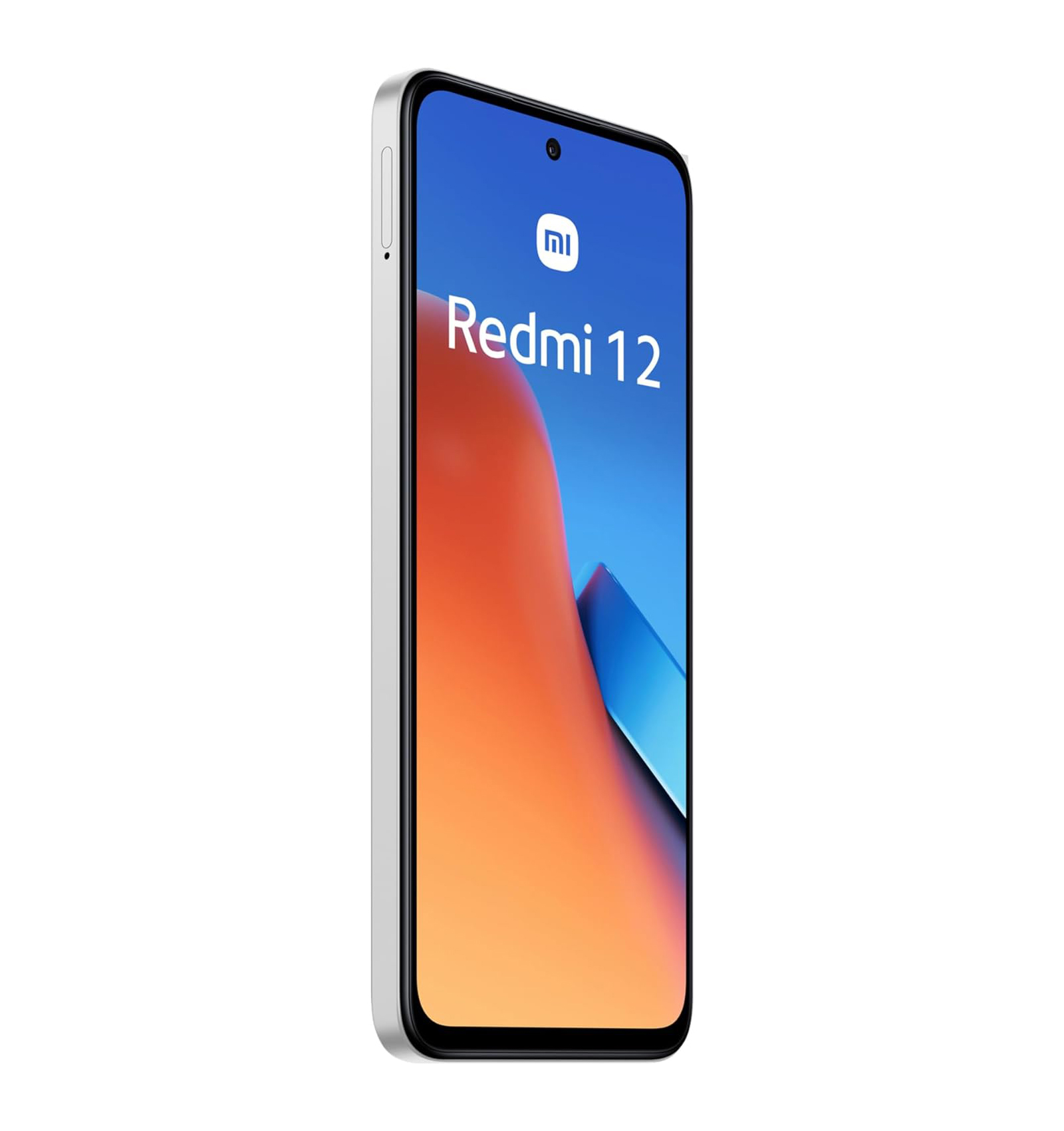 Xiaomi Redmi 12 8GB/256GB - Polar Silver Smartphone Xiaomi Redmi 12 com ecrã amplo e corpo prateado