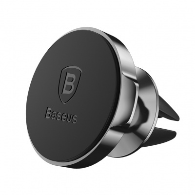 Porta telemóvel magnético Baseus preto e prata para carro