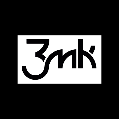 Logótipo com texto estilizado 3mk em preto sobre fundo branco