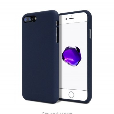 Capa azul escuro para smartphone