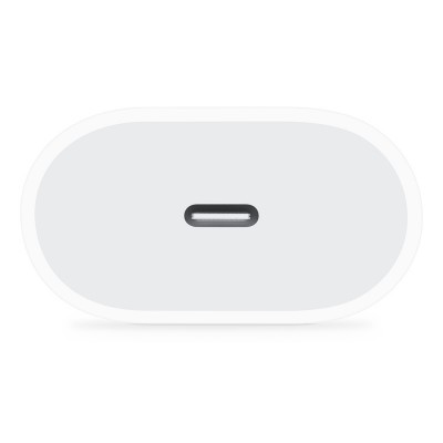 Carregador de parede branco com porta USB-C