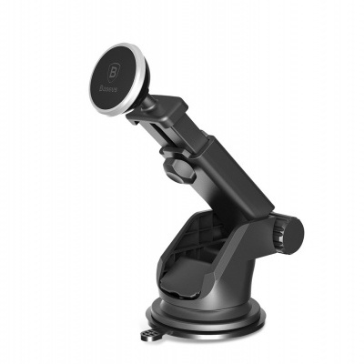 Suporte para smartphone preto com ventosa e suporte magnético Baseus