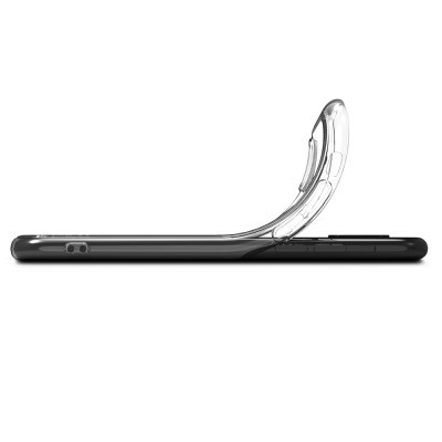 Capa protetora transparente e flexível para smartphone