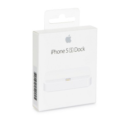 Embalagem branca do dock para iPhone 5S da Apple