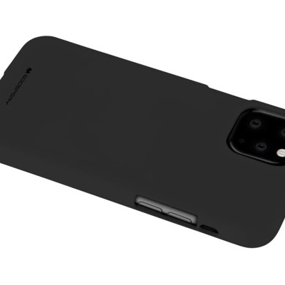 Capa preta para telemóvel com câmara quadrada
