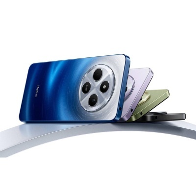 Telemóveis Redmi em várias cores mostrando a parte traseira com módulo circular de câmaras.