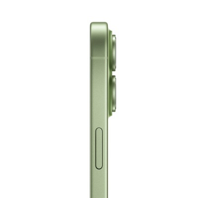 Lateral de telefone móvel verde com três lentes da câmara