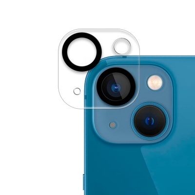 Proteção transparente para lente de câmara de smartphone azul