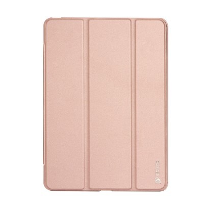 Capa protetora rosa para tablet com linhas verticais e logótipo DIESEL