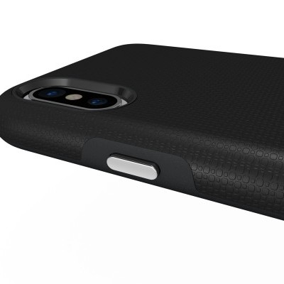 Capa preta com textura quadriculada para smartphone