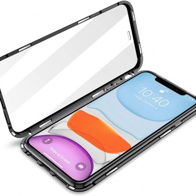 Telemóvel com ecrã colorido protegido por capa e vidro