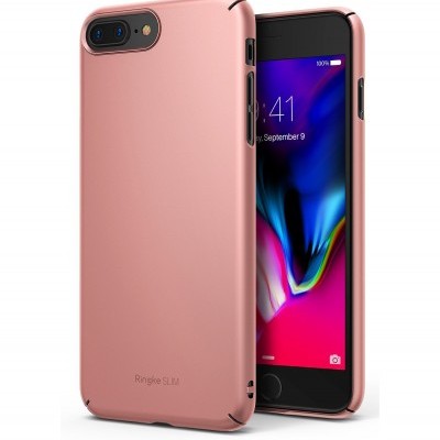Capa rosa metálica fina para smartphone Ringke Slim