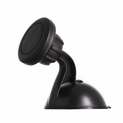 Suporte de telefone para carro preto com ventosa