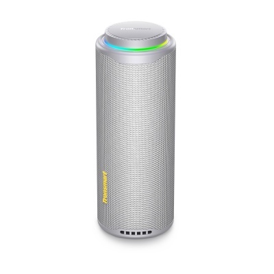 Coluna portátil cinzenta Tronsmart com luz LED multicolor