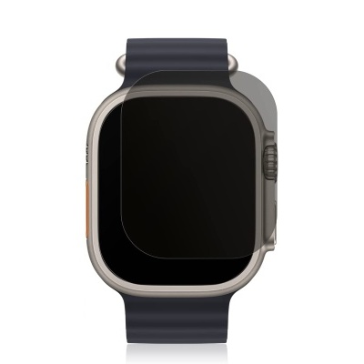 Relógio inteligente quadrado com bracelete preta