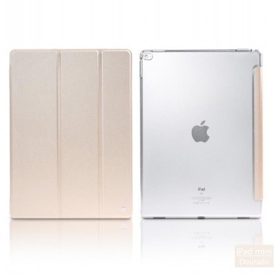 Capa dourada para iPad mini e iPad mini prateado