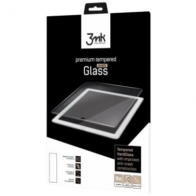 Embalagem de vidro temperado 3mk preto e branco para proteção de ecrã