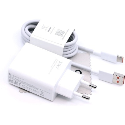 Carregador de parede branco de 35W com cabo USB-C