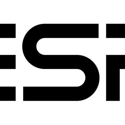 Logótipo preto da marca ESR em fundo branco