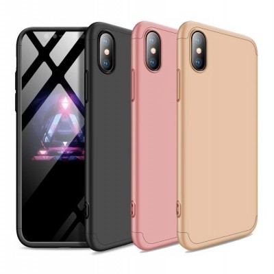 Capas de smartphone preto, rosa e bege com acabamento liso em fundo branco