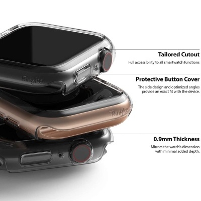 Capas protetoras transparentes para relógios inteligentes Rangler