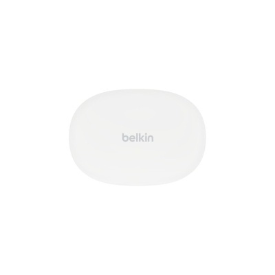 Estojo compacto branco com marca belkin