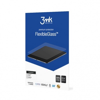 Embalagem de proteção para ecrã 3mk FlexibleGlass™ em azul e branco