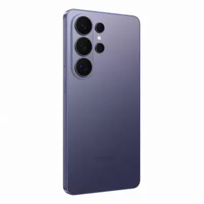 Telemóvel Samsung roxo com várias câmaras traseiras
