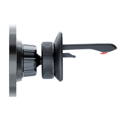 Suporte de smartphone para automóvel preto com acabamento mate e parte ajustável