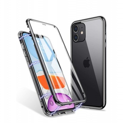 telemóvel preto com capa protetora transparente