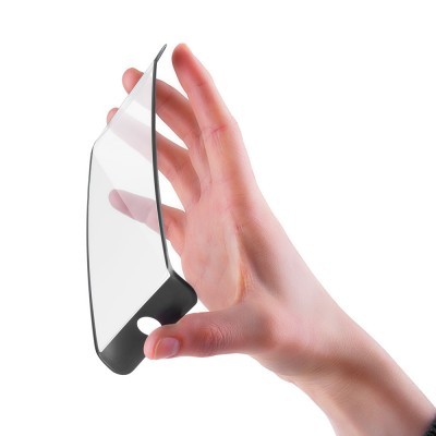 Película protetora para smartphone transparente com borda preta