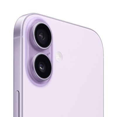 Smartphone lilás com duas câmaras traseiras e flash LED