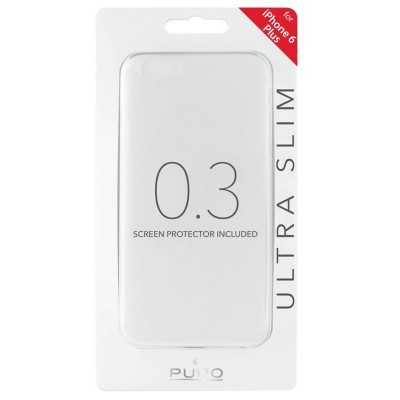 Capa ultra slim branca para iPhone 6 Plus com protetor de ecrã incluído