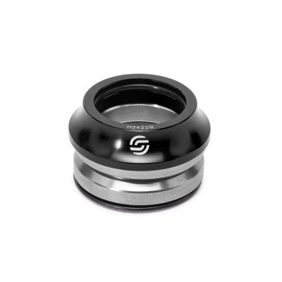 Peça cilíndrica preta e prata com código H24 22G e logótipo SS