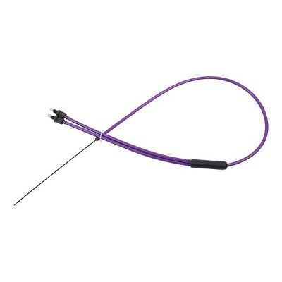 Cabo flexível roxo com conetor preto e ponta metálica fina